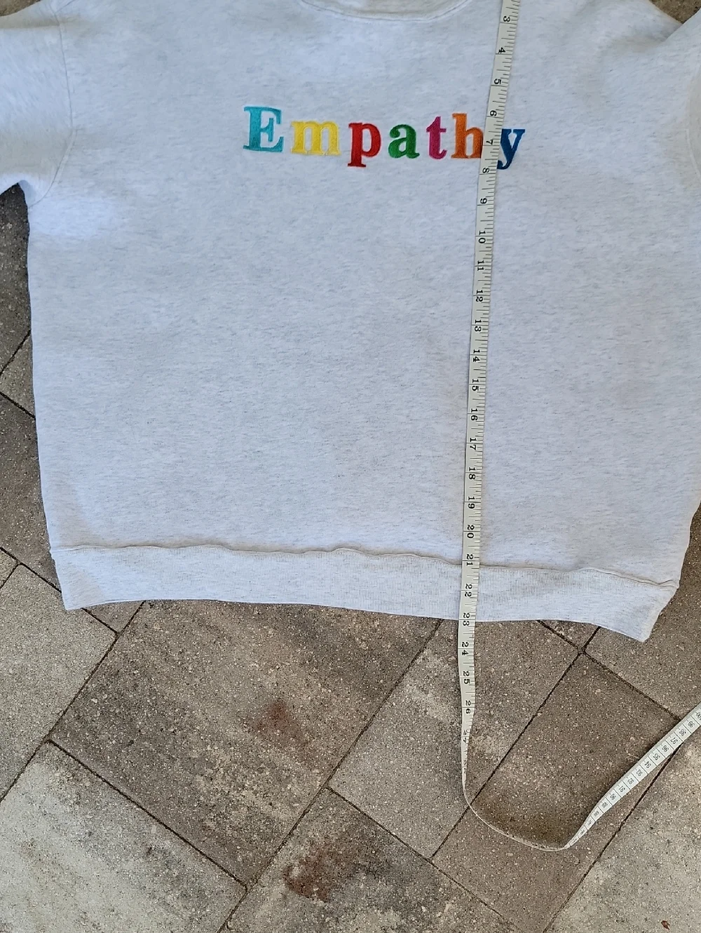 The Mayfair Group Empathy Always Gret Crewneck Sz S/M - Picture 12 of 13